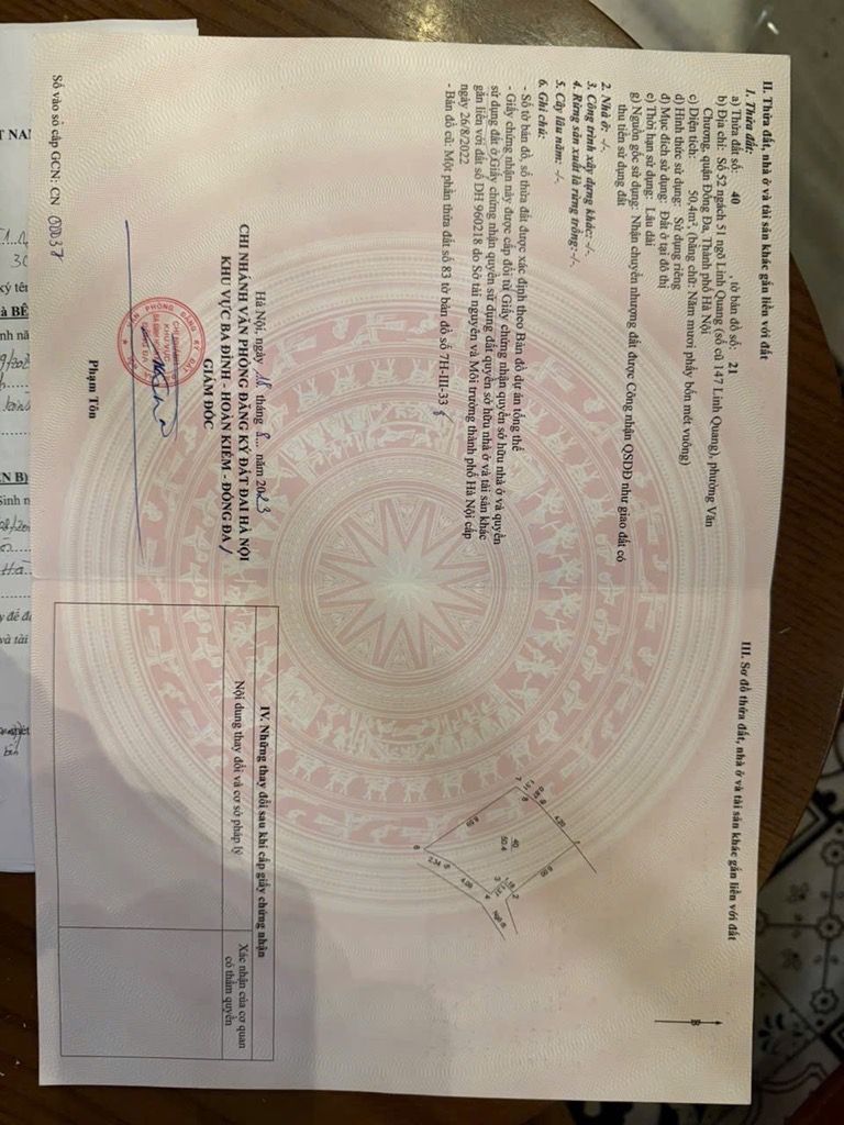 Bán nhà Linh Quang - diện tích 51m2 7 tầng - VIEW HỒ CỰC VIP - giá 18 tỷ