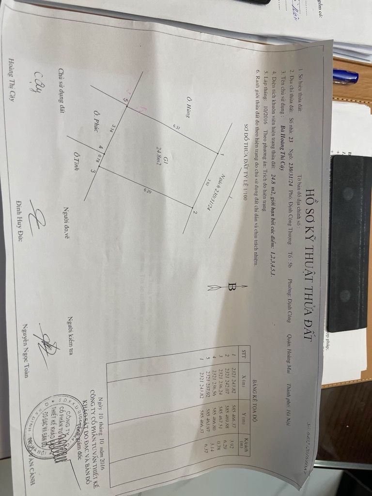 Bán nhà Định Công Thượng - diện tích 30m2 3 tầng - Lô Góc - giá 2,1 tỷ