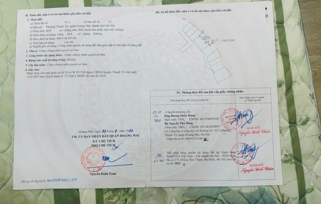 Bán nhà Nguyễn Khoái - diện tích 48.8m2 5 tầng - gần ô tô - giá 9,8 tỷ