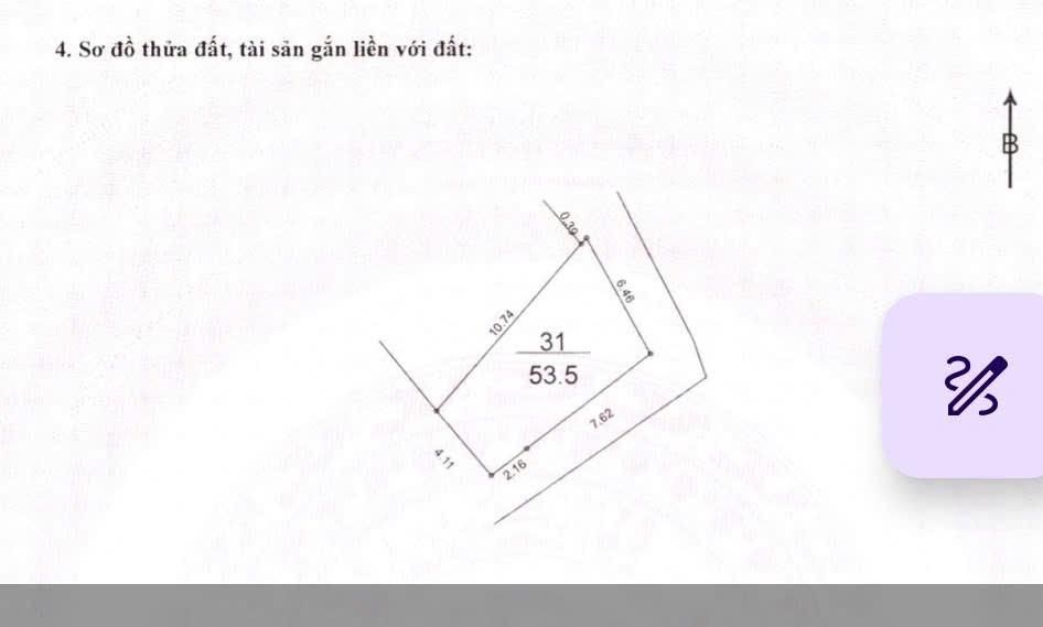 Bán nhà Bằng Liệt - diện tích 53.5m2 4 tầng - Lô góc 3 mặt thoáng - giá 10,8 tỷ