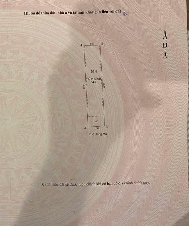 Bán nhà Bạch Mai - diện tích 59m2 3 tầng - Mặt phố kinh doanh sầm uất - giá 17,9 tỷ