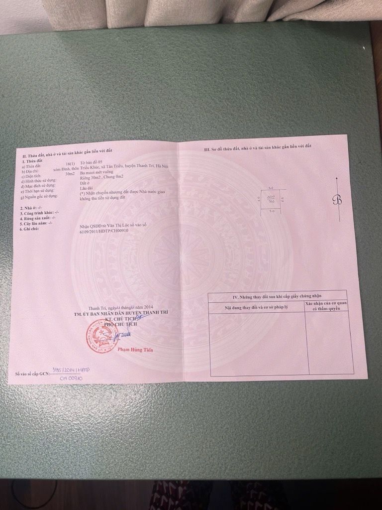 Bán nhà Triều Khúc - diện tích 30m2 4 tầng - Lô góc - giá 7,5 tỷ