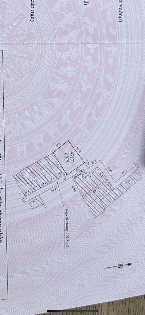 Bán nhà Bằng Liệt - diện tích 67,7m2 6 tầng - Thang máy, ô tô tránh - giá 16,8 tỷ