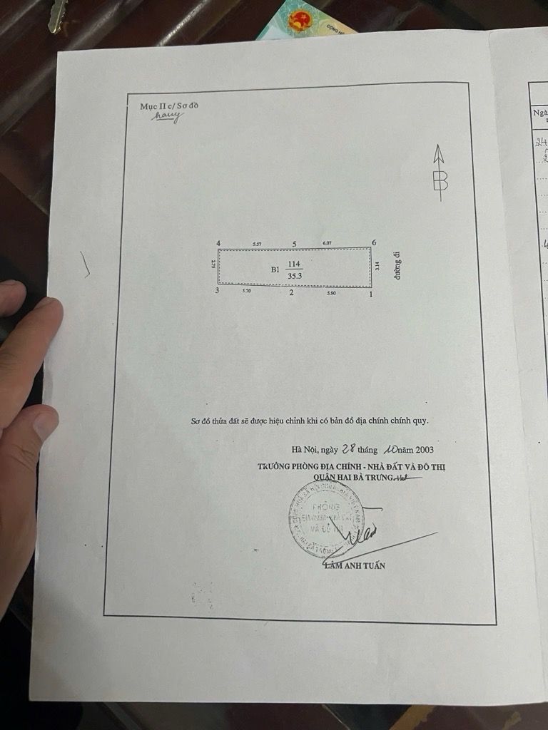 Bán nhà Hoàng Mai - diện tích 35m2 3 tầng - Mặt ngõ thông ô tô tránh - giá 11,6 tỷ