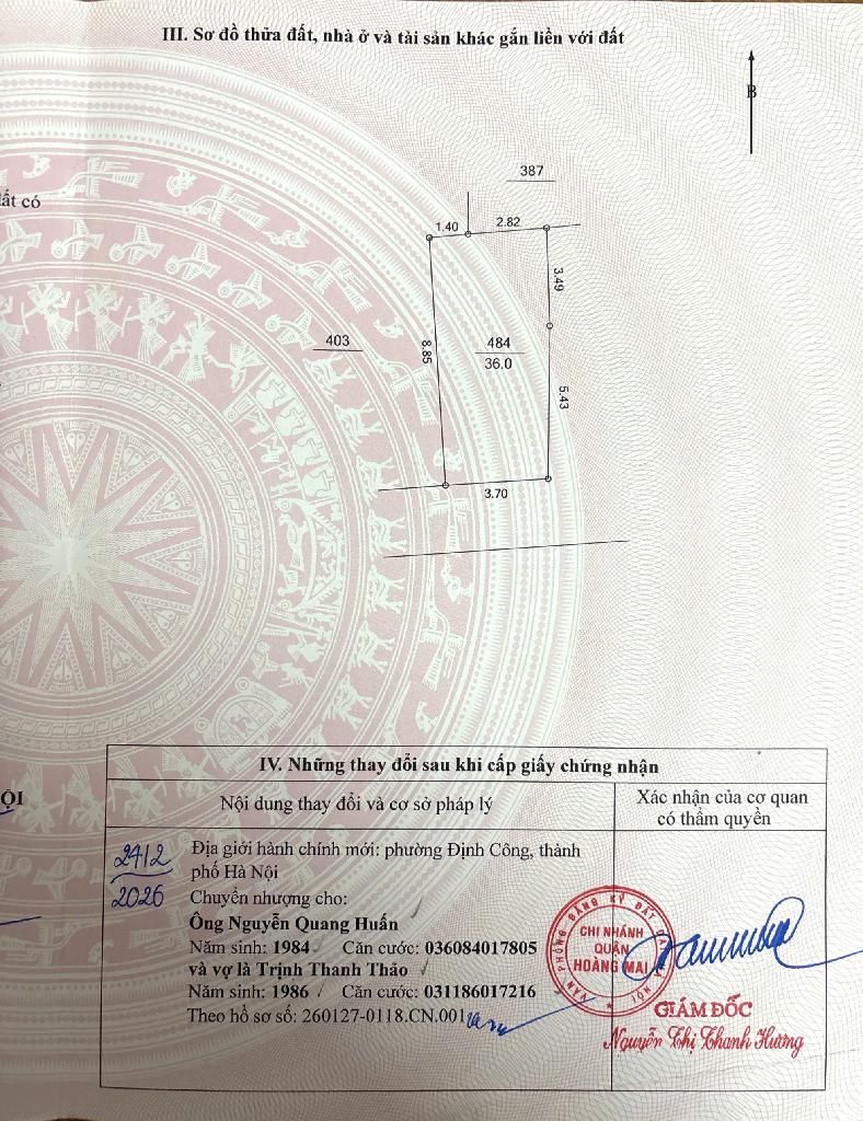 Bán nhà Đại Từ - diện tích 36m2 5 tầng - LÔ GÓC - Ô TÔ ĐỖ CỬA - giá 12,8 tỷ