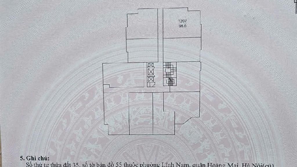 Bán nhà Lĩnh Nam - diện tích 98m2 1 tầng - Lô góc 3 mặt thoáng - giá 6,98 tỷ