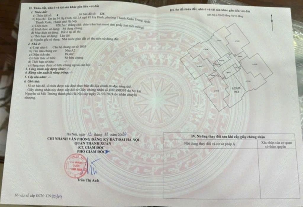 Bán nhà Hạ Đình - diện tích 90m2 10 tầng - Cực hiếm, giá 7,8 tỷ