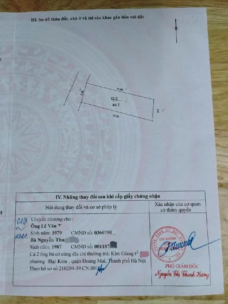 Bán nhà Định Công Thượng - diện tích 44.7m2 4 tầng - Nhà đẹp rất mới, Nội thất thiết kế theo phòng rất đẹp - giá 15,5 tỷ