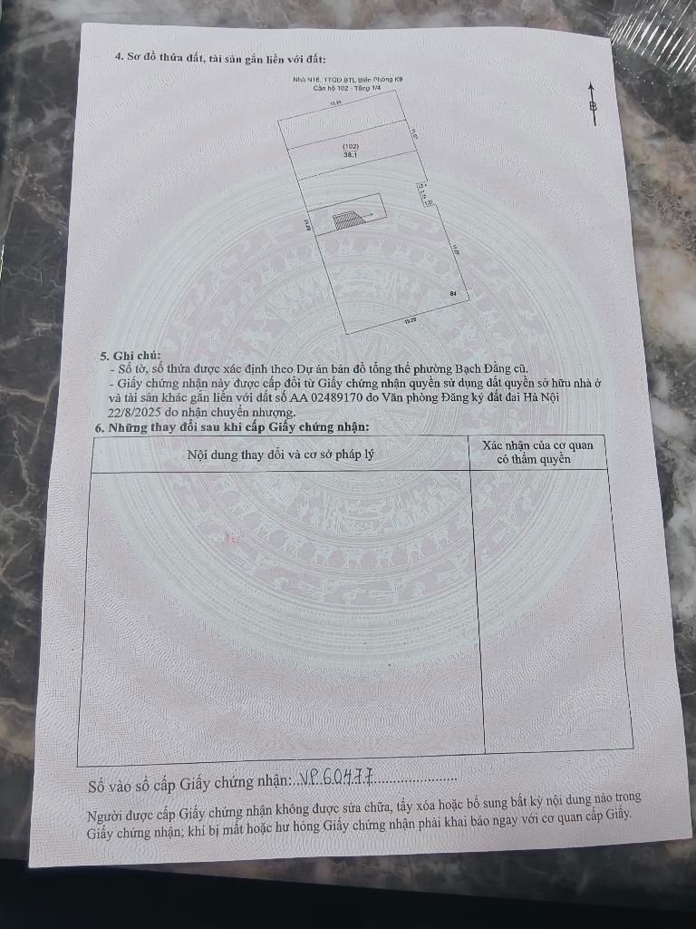 Bán nhà Nguyễn Khoái - diện tích 38.1m2 1 tầng - Ô tô đỗ cầu thang - giá 6,4 tỷ