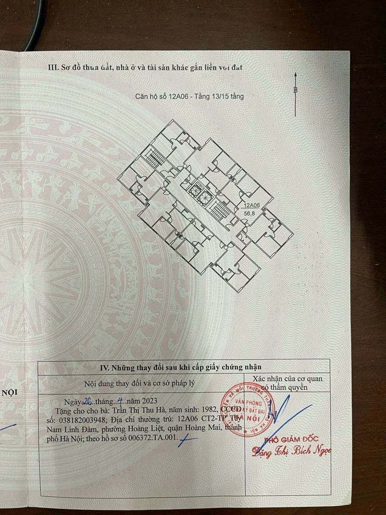 Bán nhà Tây Nam Linh Đàm - diện tích 57m2 12 tầng - Căn hộ 2 phòng ngủ - giá 4,8 tỷ