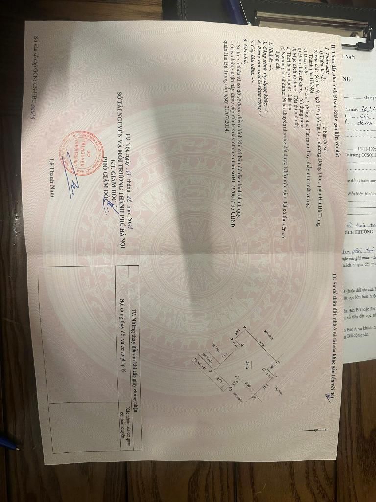 Bán nhà Đại La - diện tích 27,5m2 3 tầng - Ngõ nông, gần phố - giá 7,4 tỷ