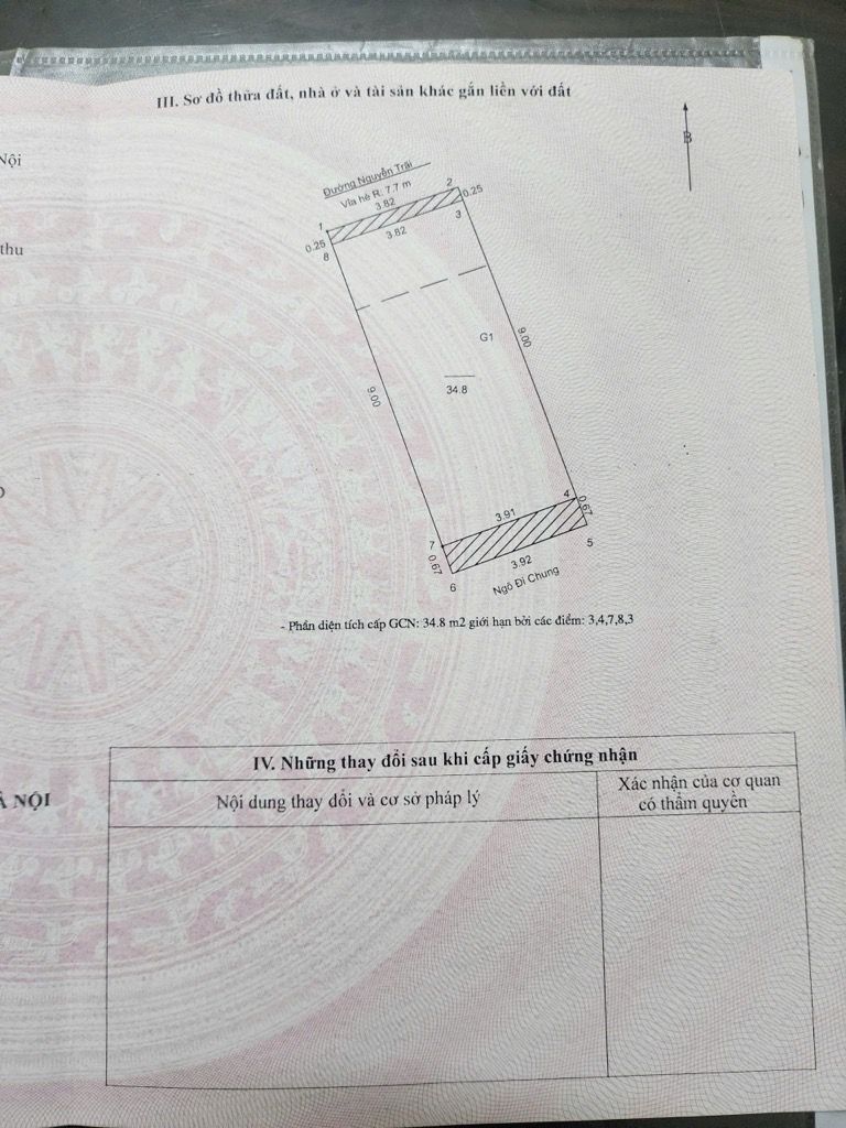 Bán nhà Nguyễn Trãi - diện tích 34,8m2 4 tầng - Mặt phố kinh doanh đỉnh - giá 22 tỷ