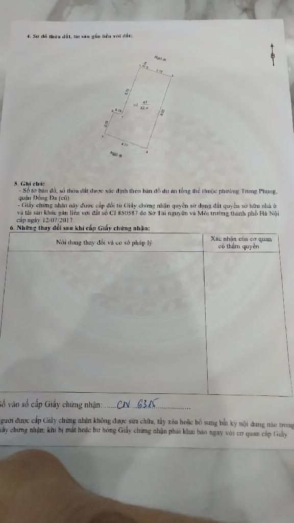 Bán nhà Khâm Thiên - diện tích 33,5m2 4 tầng - 2 mặt ngõ - giá 8,6 tỷ