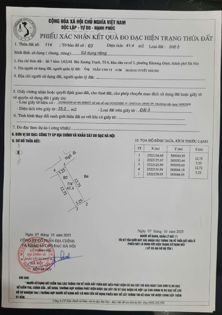 Bán nhà Bùi Xương Trạch - diện tích 41.4m2 5 tầng - thang máy đẹp mới lung linh - giá 11,8 tỷ