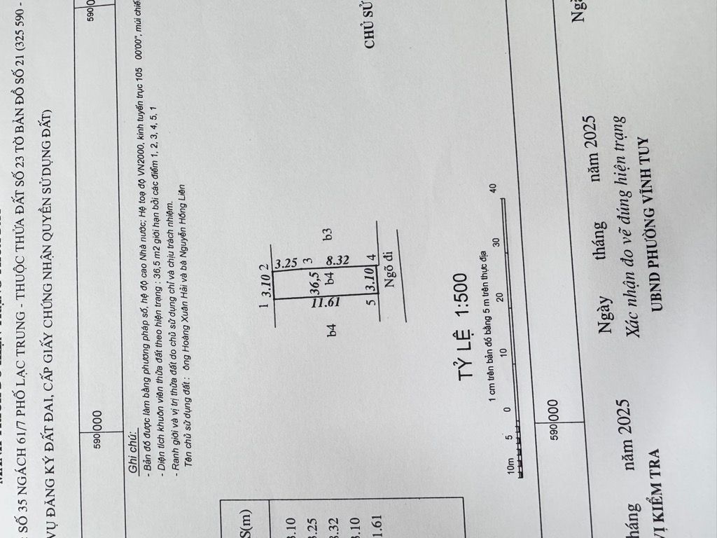 Bán nhà Lạc trung - diện tích 36m2 5 tầng - Ô chờ thang máy - giá 9,9 tỷ