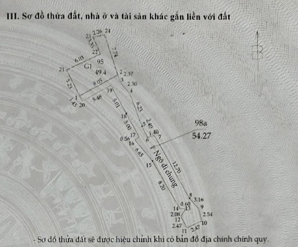 Bán nhà Thịnh Quang - diện tích 46m2 9 tầng - Lô góc thoáng - giá 2,1 tỷ