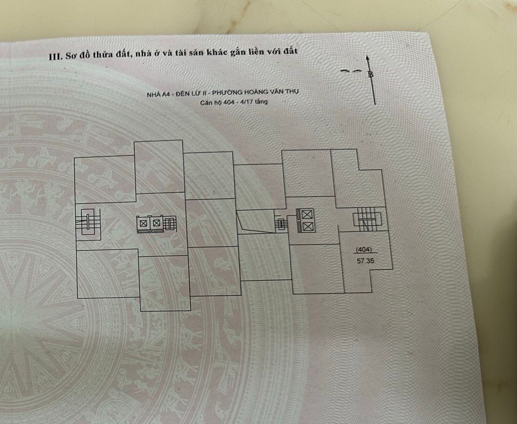 Bán nhà Đền Lừ - diện tích 57.4m2 1 tầng - Căn hộ chung cư đẹp - giá 4,8 tỷ