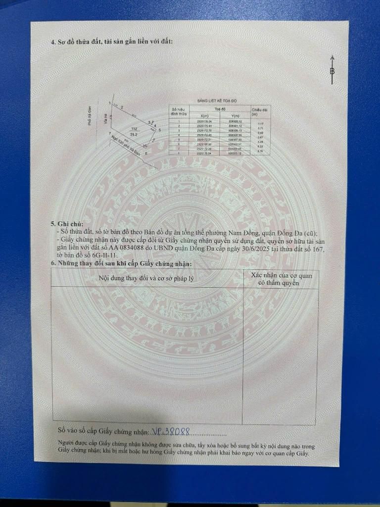 Bán nhà Xã Đàn - diện tích 25,2m2 6 tầng - Mặt phố - giá 22 tỷ