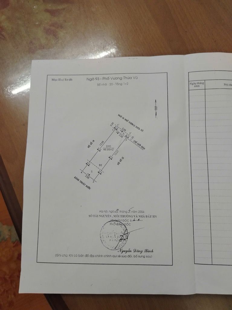 Bán nhà Vương Thừa Vũ - diện tích 50m2 3 tầng - ô tô tránh - giá 20 tỷ