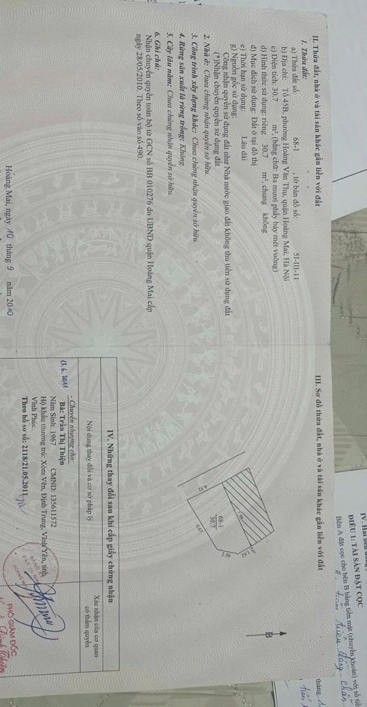 Bán nhà Hoàng Mai - diện tích 31m2 5 tầng - Ngõ 299 Hoàng Mai - giá 8,35 tỷ