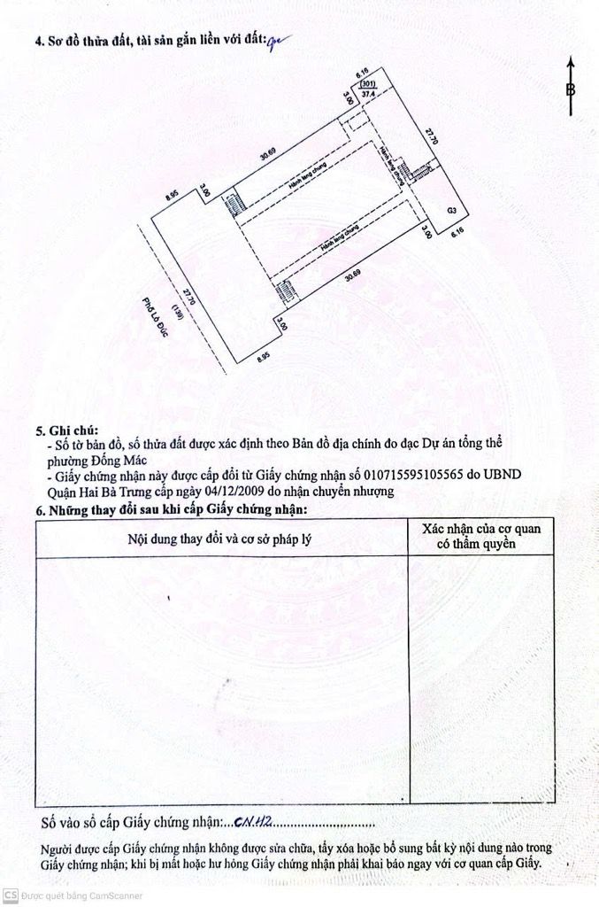 Bán nhà Lò Đúc - diện tích 37,4m2 3 tầng - Nhà tập thể mặt phố, giá 5,8 tỷ