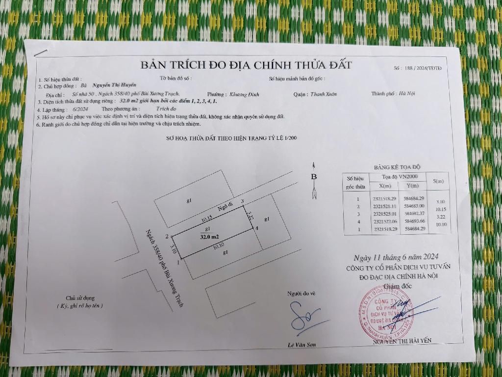 Bán nhà Bùi Xương Trạch - diện tích 32m2 2 tầng - Lô góc, ô tô qua nhà - giá 3,3 tỷ