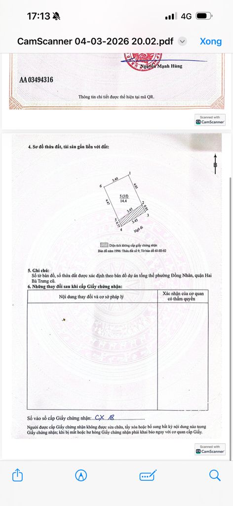 Bán nhà Trần Khát Chân - diện tích 14,4m2 4 tầng - Ô tô đỗ cửa - giá 9 tỷ
