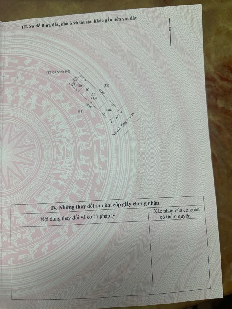 Bán nhà Thái Thịnh - diện tích 41.9m2 4 tầng - Ngõ thông ô tô - giá 16,5 tỷ