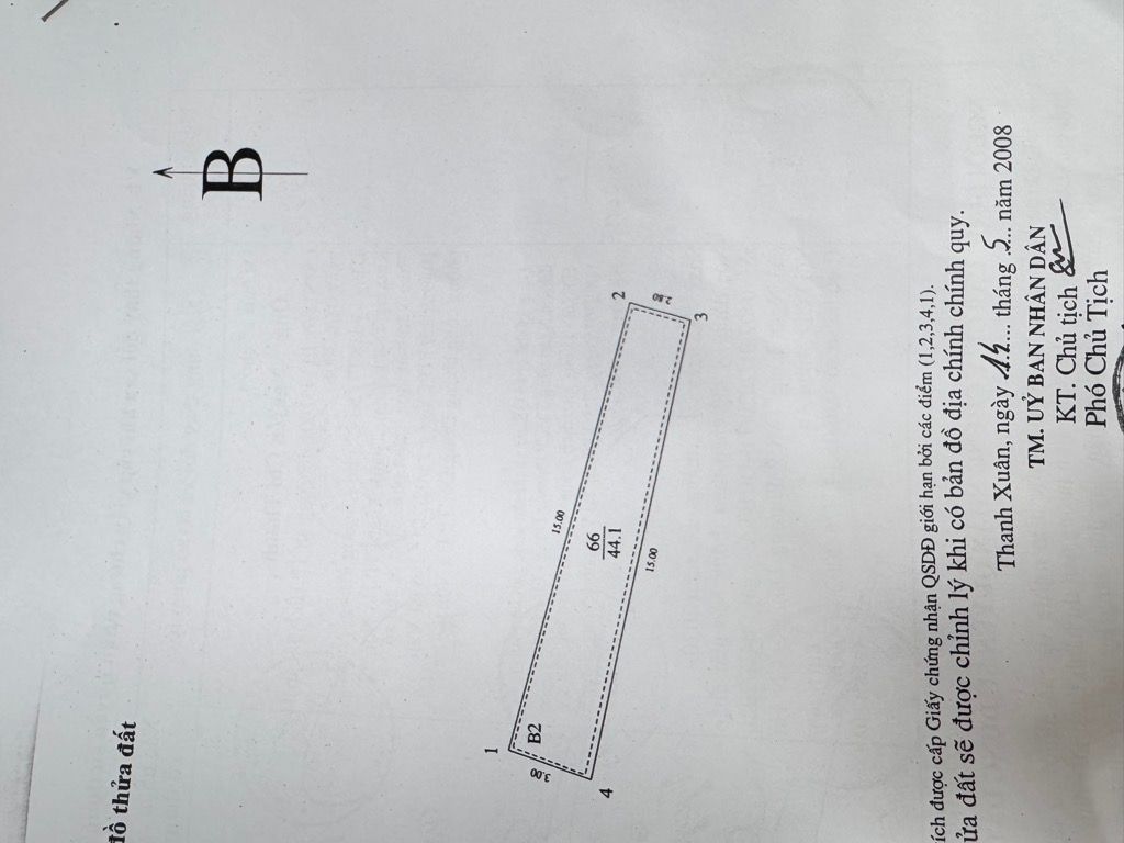 Bán nhà Khương Trung - diện tích 44m2 3 tầng - 1 mặt phố 1 mặt ngõ - giá 15 tỷ