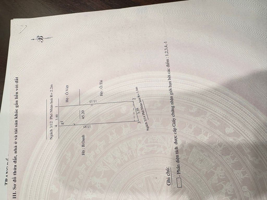 Bán nhà Nhân Hoà - diện tích 45m2 6 tầng - HAI MẶT NGÕ - giá 13,8 tỷ