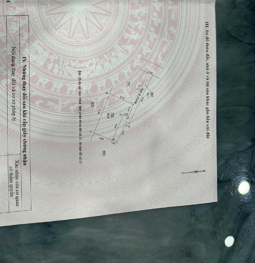 Bán nhà Nam Dư - diện tích 31m2 4 tầng - gần ô tô - giá 6,5 tỷ