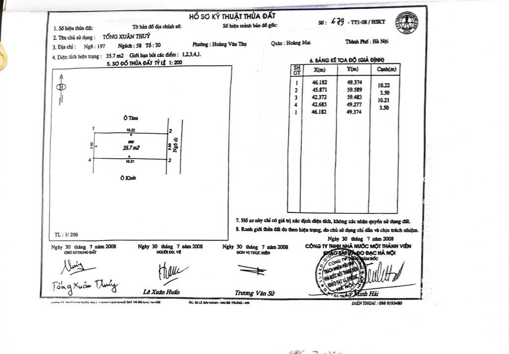 Bán nhà Hoàng Mai - diện tích 36m2 4 tầng - Nhà đẹp, thoáng đãng - giá 5 tỷ