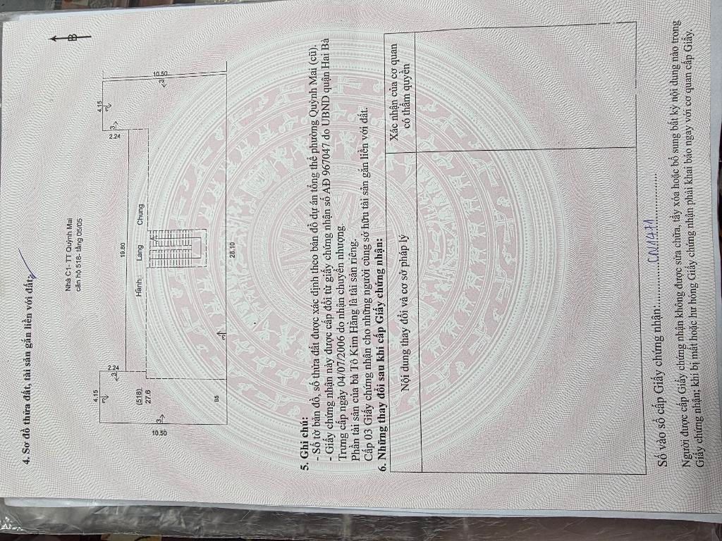 Bán nhà Bạch Mai - diện tích 50m2 5 tầng - CĂN GÓC - BAN CÔNG CHẠY QUANH NHÀ - giá 3,1 tỷ