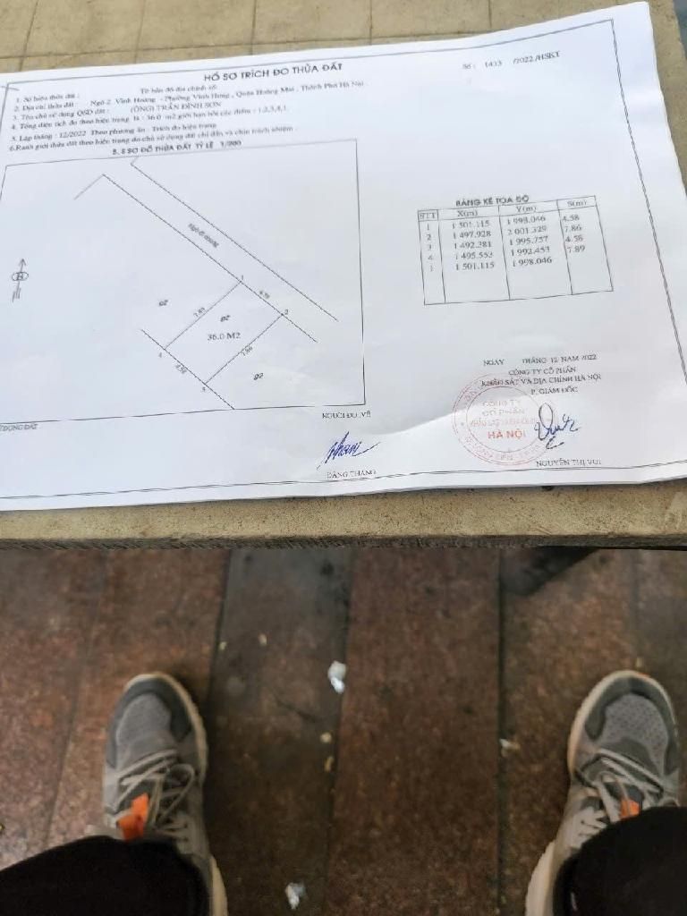 Bán nhà Vĩnh Hoàng - diện tích 36m2 2 tầng - gần chợ, trường học - giá 1,8 tỷ