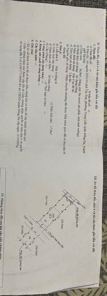 Bán nhà Tây Sơn - diện tích 36.9m2 2 tầng - Nhà cũ xác định bán đất - giá 12,8 tỷ