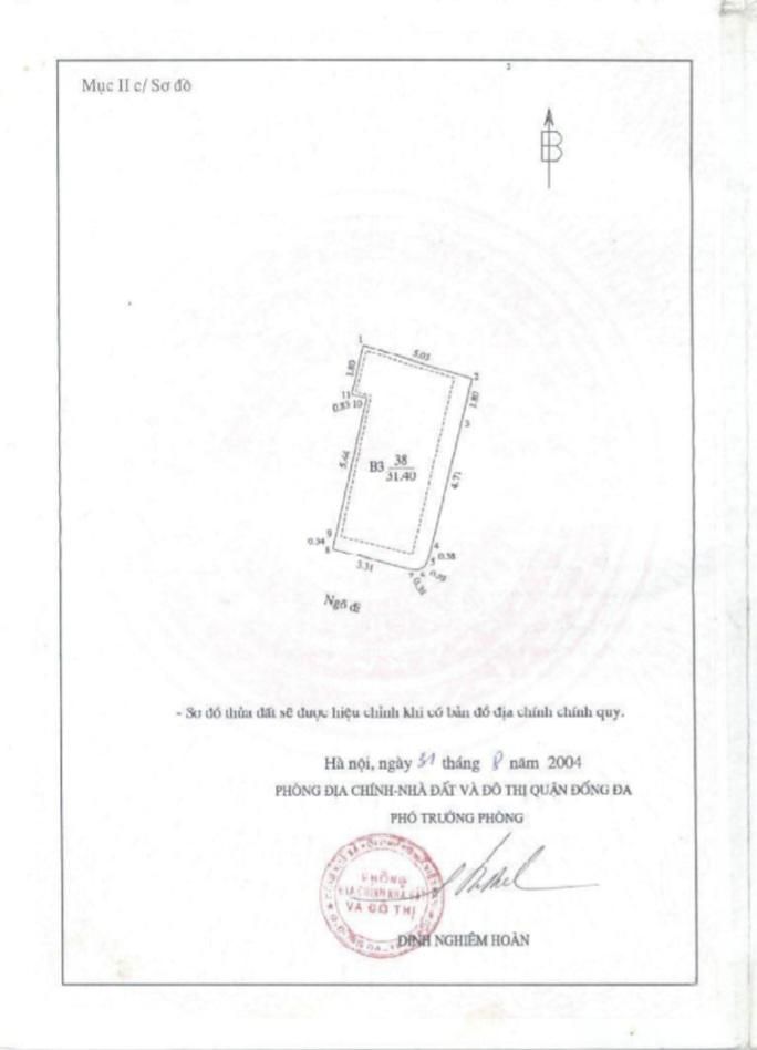 Bán nhà Hào Nam - diện tích 31.7m2 6 tầng - Lô góc, thang máy - giá 11,2 tỷ