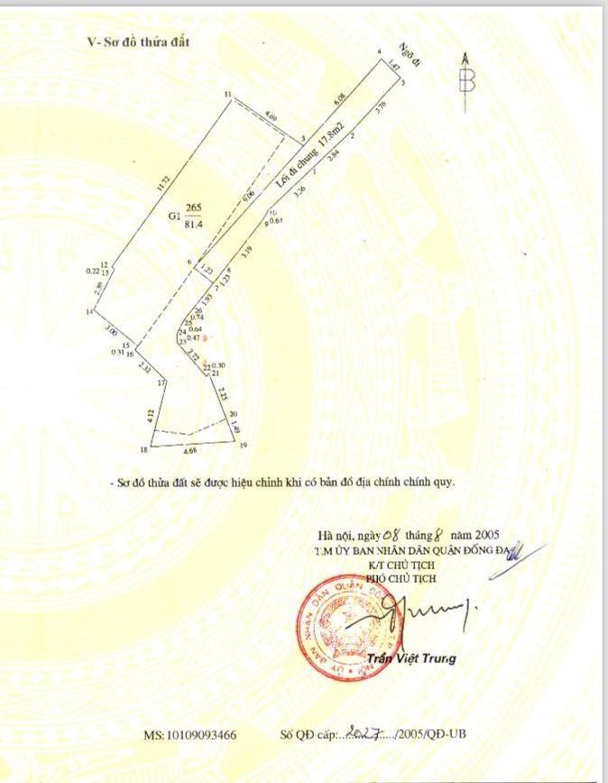 Bán nhà Tôn Đức Thắng - diện tích 81.4m2 1 tầng - Ngõ thông, cách ô tô 20m - giá 14,6 tỷ