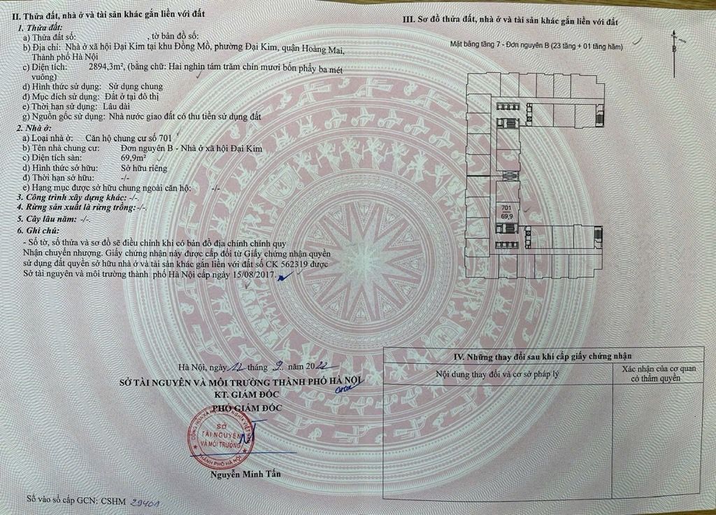 Bán nhà Trần Hoà - diện tích 69,9m2 7 tầng - Sổ đỏ chính chủ cất két sẵn sàng giao dịch - giá 5,7 tỷ