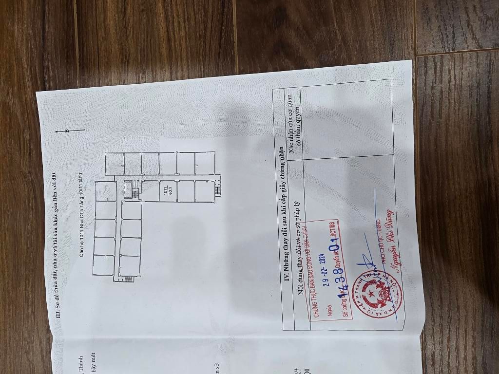 Bán nhà Nguyễn Bặc - diện tích 60.3m2 10 tầng - Căn hộ 2 ngủ, ban công thoáng - giá 4,45 tỷ