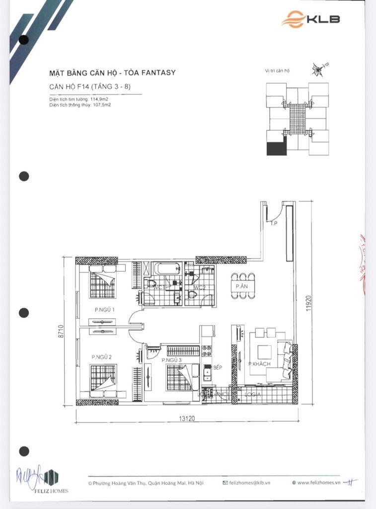 Bán nhà Hoàng Mai - diện tích 115m2 7 tầng - CĂN HỘ 3 NGỦ CAO CẤP - giá 11,25 tỷ