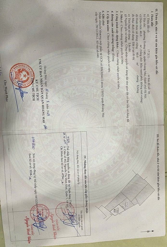 Bán nhà Hoàng Liệt - diện tích 40m2 5 tầng - MẶT PHỐ - giá 10,5 tỷ