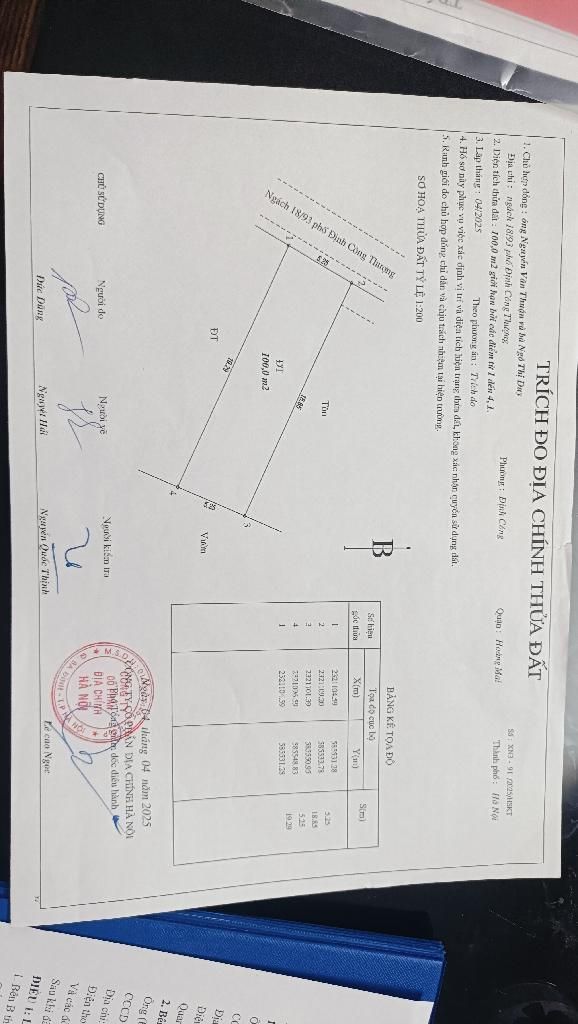 Bán nhà Trần Hoà - diện tích 100m2 1 tầng - ô tô - giá 2,2 tỷ