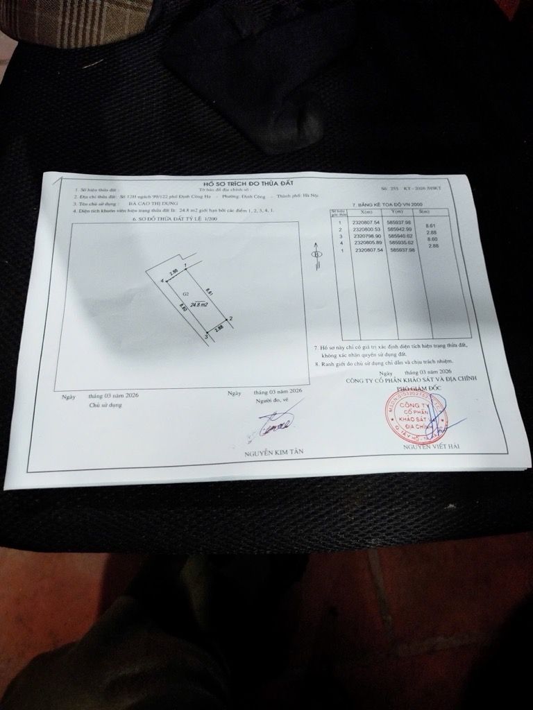 Bán nhà Định Công Hạ - diện tích 28m2 3 tầng - Nhà căn góc, full nội thất - giá 3,3 tỷ