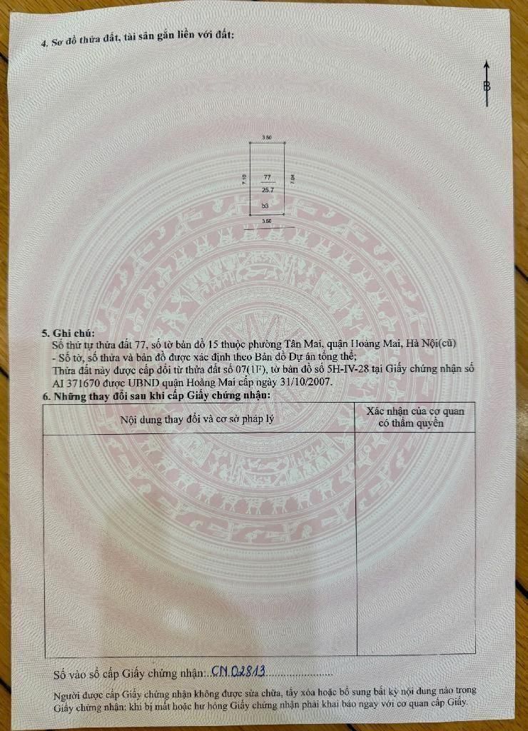 Bán nhà Tân Mai - diện tích 26m2 5 tầng - Nhà đẹp đủ công năng - giá 8,6 tỷ