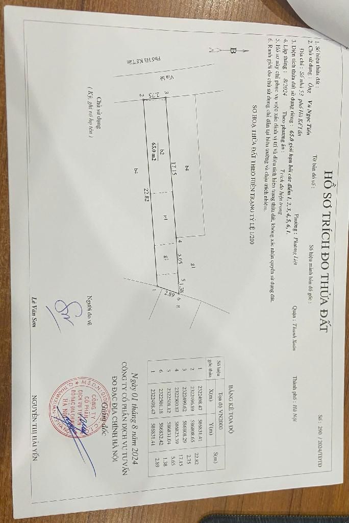 Bán nhà Hà kế Tấn - diện tích 65m2 3 tầng - Nhà mặt phố sầm uất - giá 10 tỷ