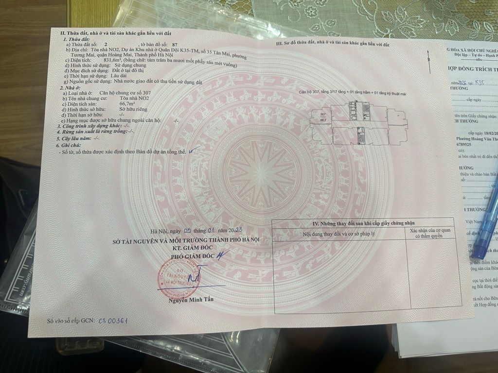 Bán nhà Tân Mai - diện tích 66.7m2 3 tầng - Lô góc - giá 6,75 tỷ