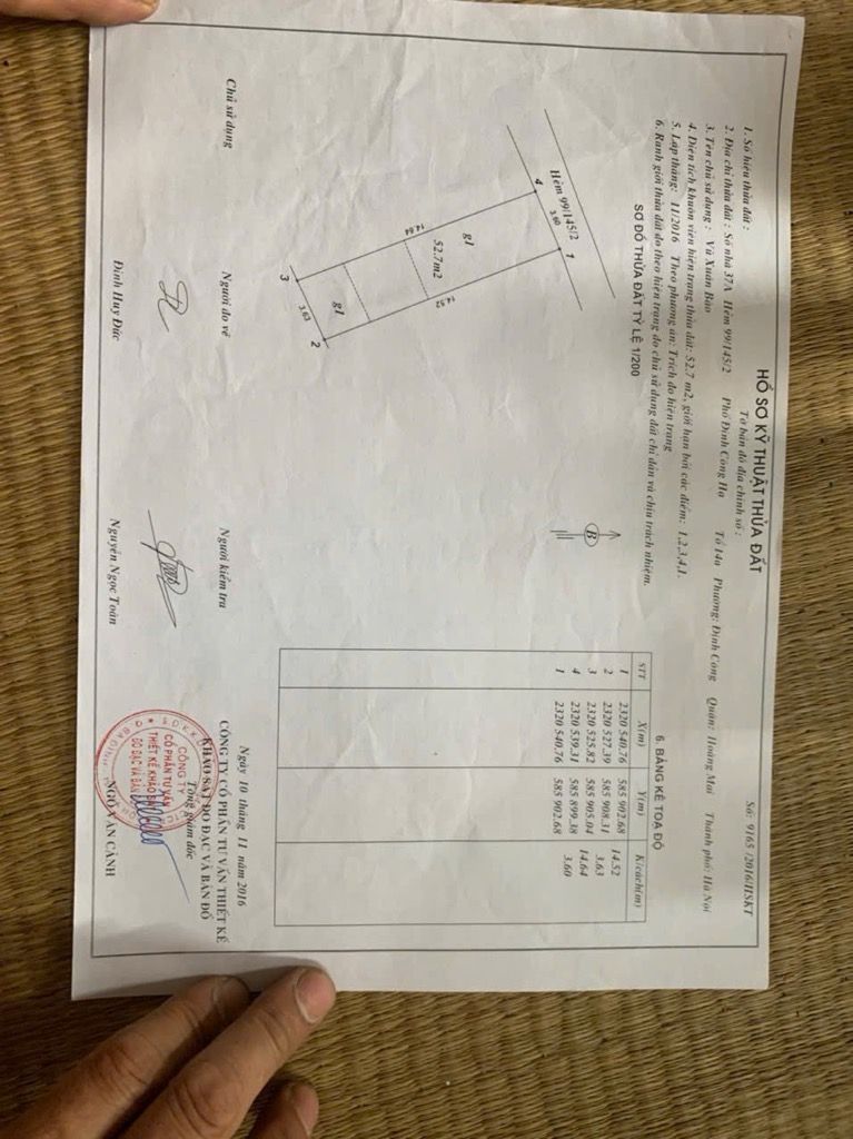 Bán nhà Định Công Hạ - diện tích 52.7m2 1 tầng - gần hồ - giá 2,8 tỷ