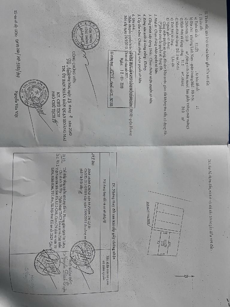 Bán nhà Nam Dư - diện tích 31m2 3 tầng - Cực hiếm - giá 6 tỷ