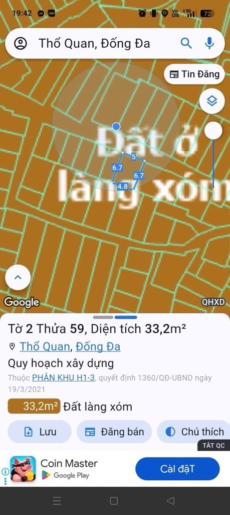 Bán nhà Tôn Đức Thắng - diện tích 33m2 2 tầng - Ô tô đỗ cửa - giá 11,6 tỷ