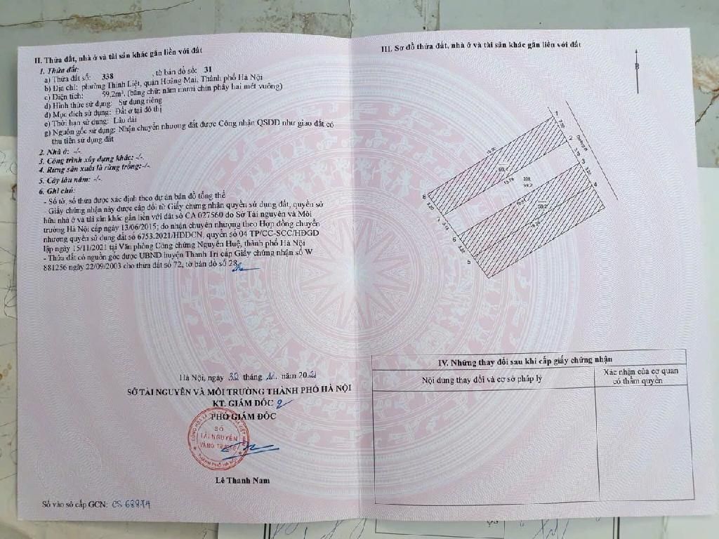 Bán nhà Nguyễn Chính - diện tích 59.2m2 5 tầng - ô tô tránh - giá 21,95 tỷ